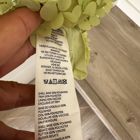 Anthropologie 3D Floral Embellished Mini Dress - Picture 8 of 12